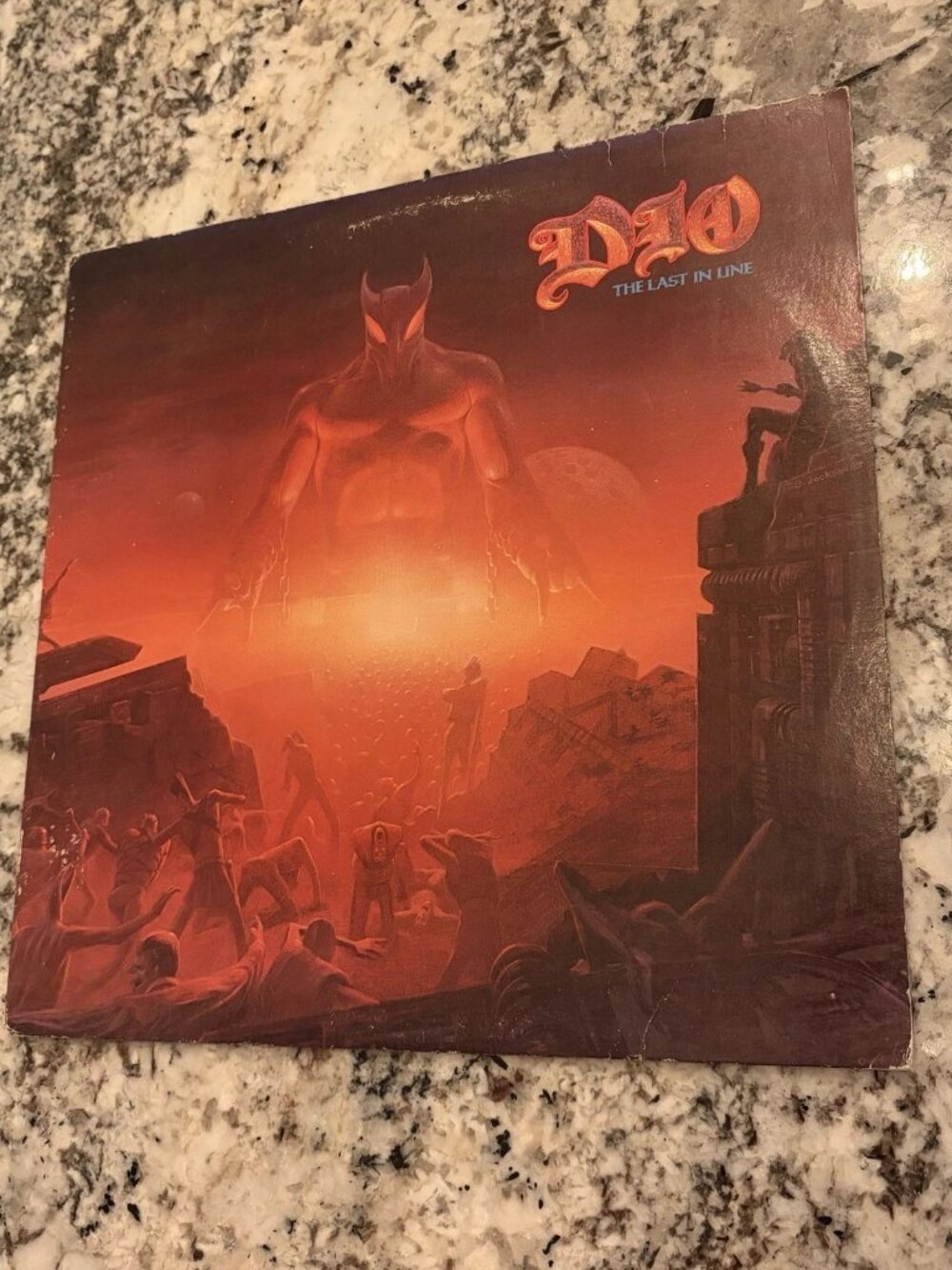 DIO The Last In Line 1984 Vintage Vinyl Record Scuffs